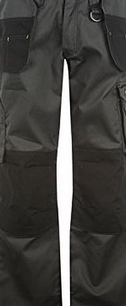 Dunlop On Site Trousers Mens Black/Charcoal Large