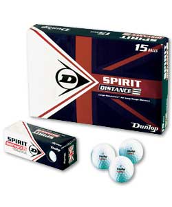 Dunlop Spirit Distance 15 Ball Pack