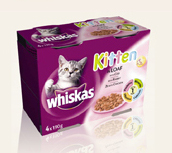 Whiskas Kitten Cans (4 x 190g)