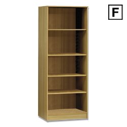 Duo ` Office Furniture Tall Bookcase - Beech 74W