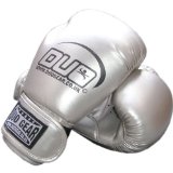 DUO GEAR 12oz MET SILVER DUO Muay Thai Kickboxing Boxing Gloves