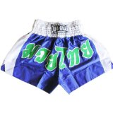 L BLUE DUO * CH7 * Muay Thai Kickboxing Boxing Shorts