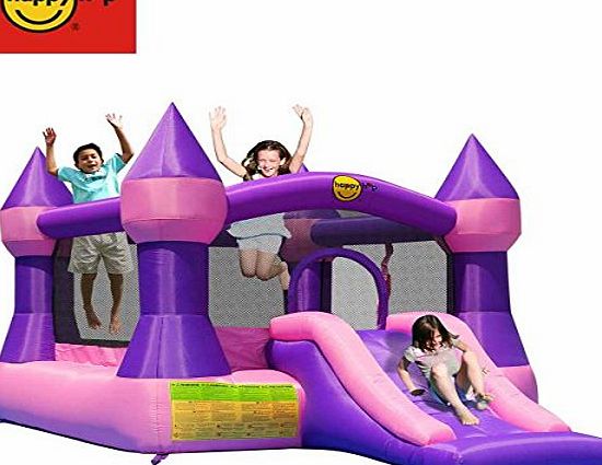 Duplay 12ft Turret Bouncy Castle complete with Airflow Fan (Pink)