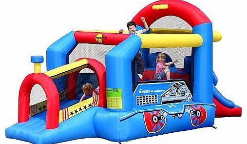 Duplay Bouncy Train Inflatable Play Bouncer 9054N