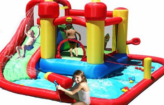 Duplay Jump And Splash Funland Bouncer 14FT Bouncy Castle With Water Slide