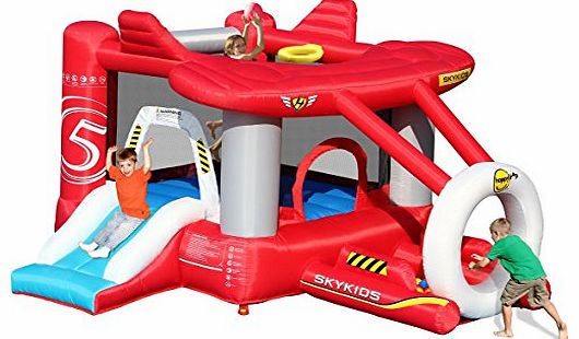 Duplay Kids Inflatable Aeroplane Bouncy Castle 9237 for outdoor home use new 2014 model