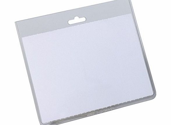 Durable 60 x 90mm Security Badge without Clip, Pack of 20