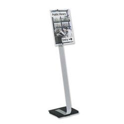 Durable Crystal Floor Stand Sign Aluminium with