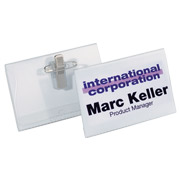 Durable Name Badges with Combi Clip