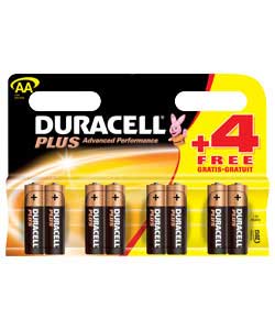 4 Plus Pack AA Batteries