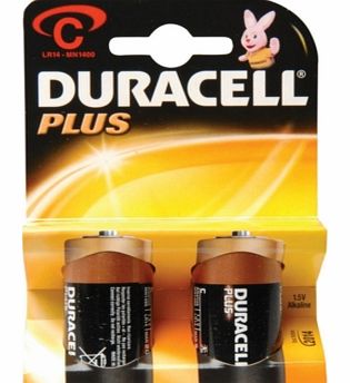 Duracell Batteries C - Card of 2 3629