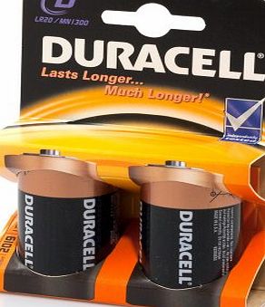 Duracell Battery D (2pk)