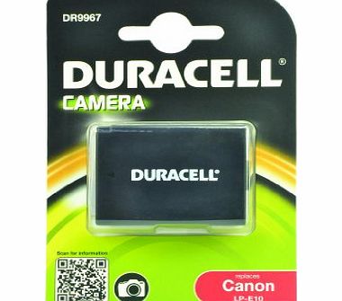 Duracell Replacement Digital Camera Battery for a Canon LP-E10 Battery