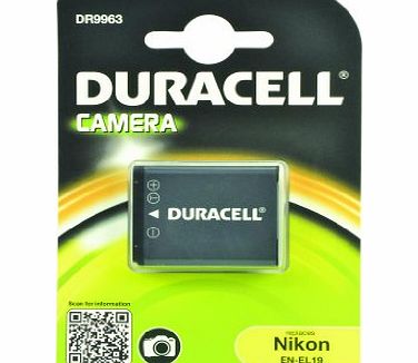Duracell Replacement Digital Camera Battery for a Nikon EN-EL19 Battery