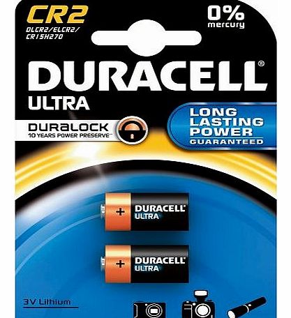 Duracell Ultra Photo DLCR2 3 V Lithium Batteries - Pack of 2