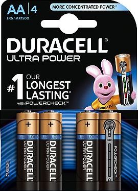 Duracell, 2041[^]10009492 Ultra Power AA Alkaline Batteries - 4x