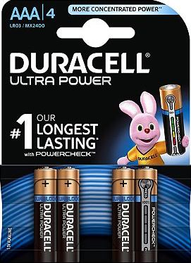 Duracell, 2041[^]10009490 Ultra Power AAA Alkaline Batteries - 4x