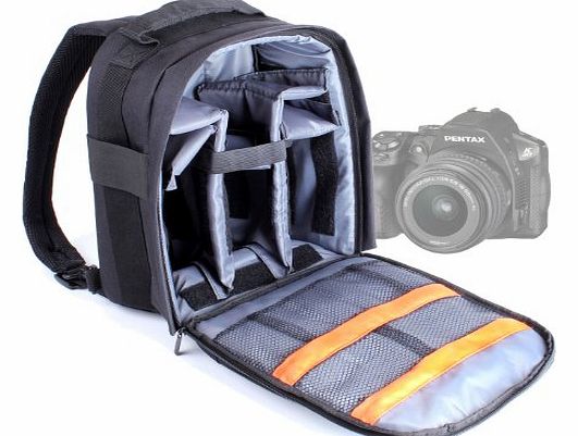 Medium Rucksack Backpack digital SLR camera case bag for Pentax K and M Series DSLR;s