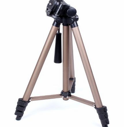 DURAGADGET Portable Aluminium Camcorder Tripod with Extendable Legs for Use with Canon Vixia HF HF M500 / HF M52 / M50