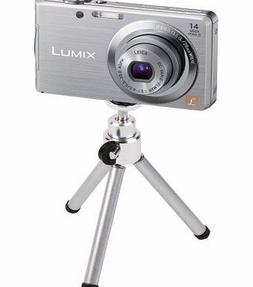 DURAGADGET Portable Lightweight Collapsible Camera Tripod For Panasonic LUMIX DMC-GF2, FT3, LX5, TZ20, TZ18, TZ10 amp; FS16