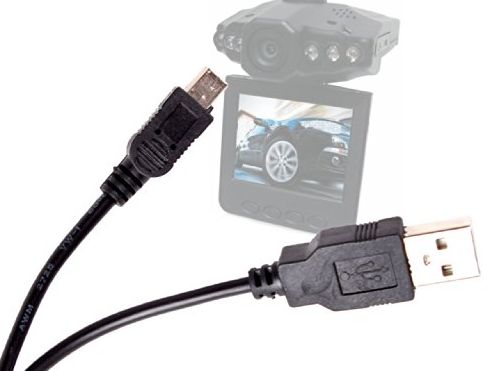 DURAGADGET USB Data Sync/Charge Cable For The Super Legend HD Video Car Dash Vehicle Recorder