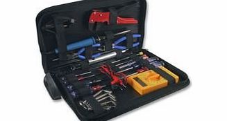 Duratool Electronics toolkit supplied within a handy zipped tool bag