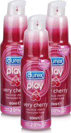 Durex, 2102[^]0104269 Play Cherry 50ml - Triple Pack