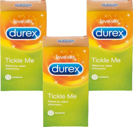 Durex, 2102[^]0107360 Tickle Me - 36 Condoms