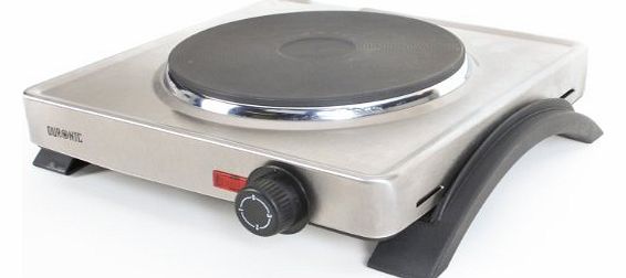 HPS1 Single Table Top Hot Plate / Boiling Hob - Stainless Steel
