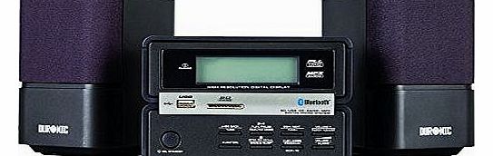 RCD111/BK Micro Hi-Fi Bluetooth Audio System with CD/MP3 CD/USB/FM Radio/SD/AUX - Black