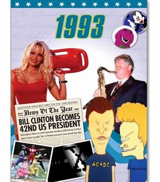 DVD Greeting Card 1993 or 21st Birthday /