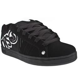 Male Accomplice Suede Upper in Black and White