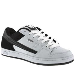 Male Primary Leather Upper in White and Black