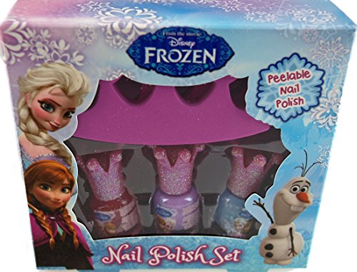 DW Disney Frozen Complete Gift Set Of 3 Nail Polish - Childs Peelable Formulation