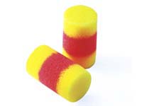E-A-R superfit earplugs with fitting ring to