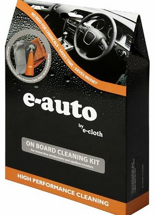 E-Cloth E-Auto On Board Cleaning Kit, Orange