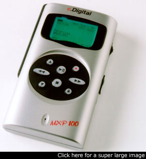 e.Digital MXP100 256MB MP3 Player