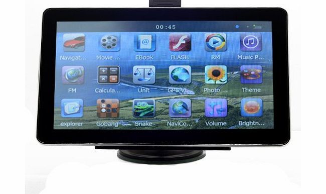 E-PLAZA 7`` Sat Nav Touch Screen GPS Car Navigator and Multimedia System with eBook   Audio  Video  Games  Photos EU amp; UK MAPS,4GB