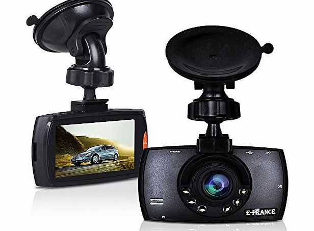E-PRANCE A434 New Arrival 2.7`` Car Dashcam 1080P 30FPS with 170 Degree Wide Angle Lens Support G-sensor Motion Detection Loop Recorder LED Night Vision HDMI/AV Output