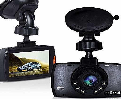 E-PRANCE A434 New Arrival 2.7`` Car Vedio Recorder 1080P 30FPS with 170 Degree Wide Angle Lens Support G-sens