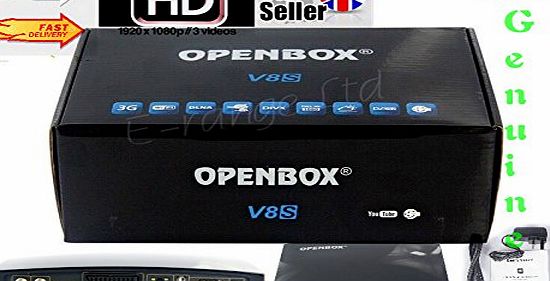e-range GENUINE OPENBOX V8S (Newer Version of V5S) Digital Freesat PVR TV Satellite Receiver Box- UK stock ?12 Months Gift Included? Go grab it!