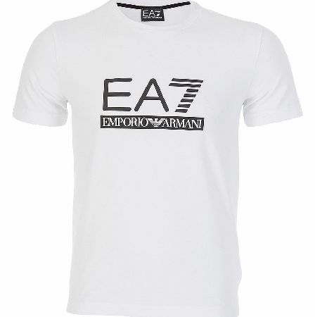 EA7 Emporio Armani Front Enlarged Logo White