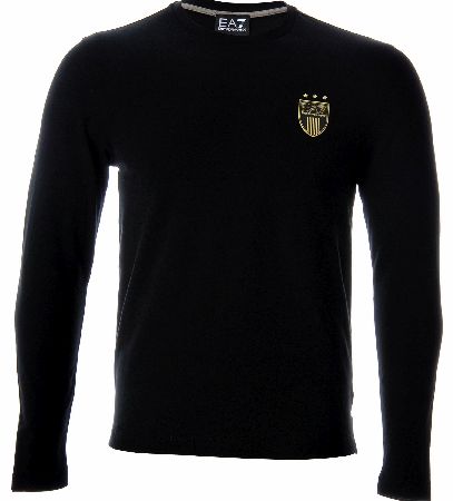 EA7 Emporio Armani Graphic Badge Long Sleeve Top