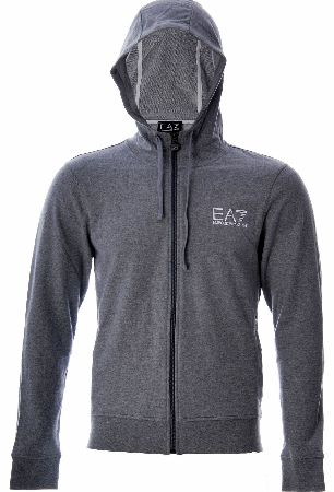 EA7 Emporio Armani Hooded Zip Thru Grey