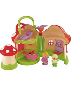 HappyLand Fairy Toadstool Cottage Playset