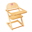 Early Learning Centre LITTLE LUCY - WOODEN HIGH CHAIR
