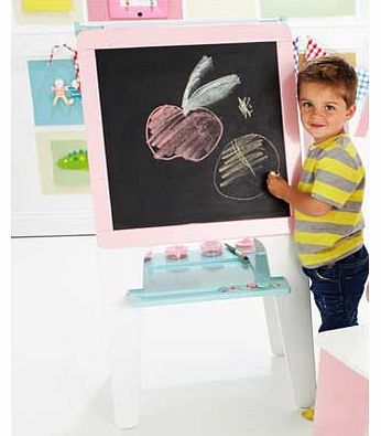 Early Learning Centre Wooden Easel - Pink