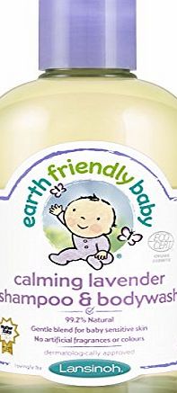 Earth Friendly Baby Calming Lavender Shampoo and Bodywash 250 ml