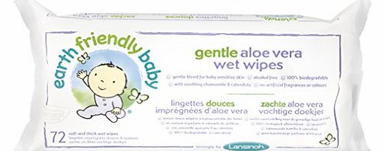 Earth Friendly Baby Gentle Aloe Vera Wet Wipes