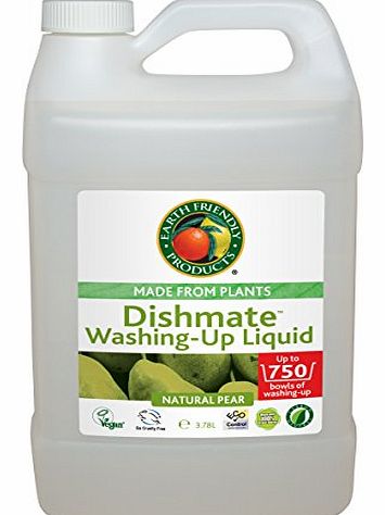 Earth Friendly Products Dishmate Washing Up Liquid Pear Refill 3.78 Litre